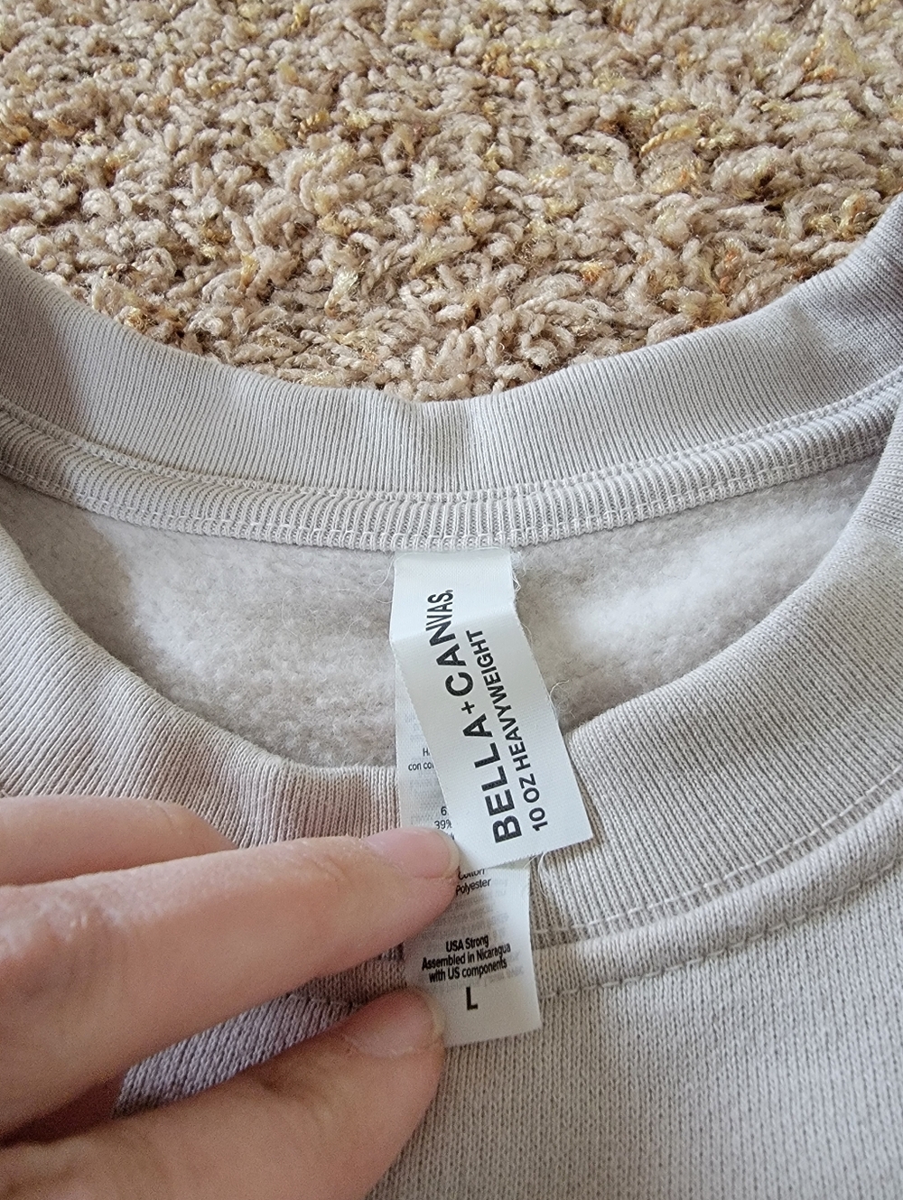 The Early November Mens/Womens Beige Emo Concert Pullover Sweatshirt! Size Large - Picture 3 of 8